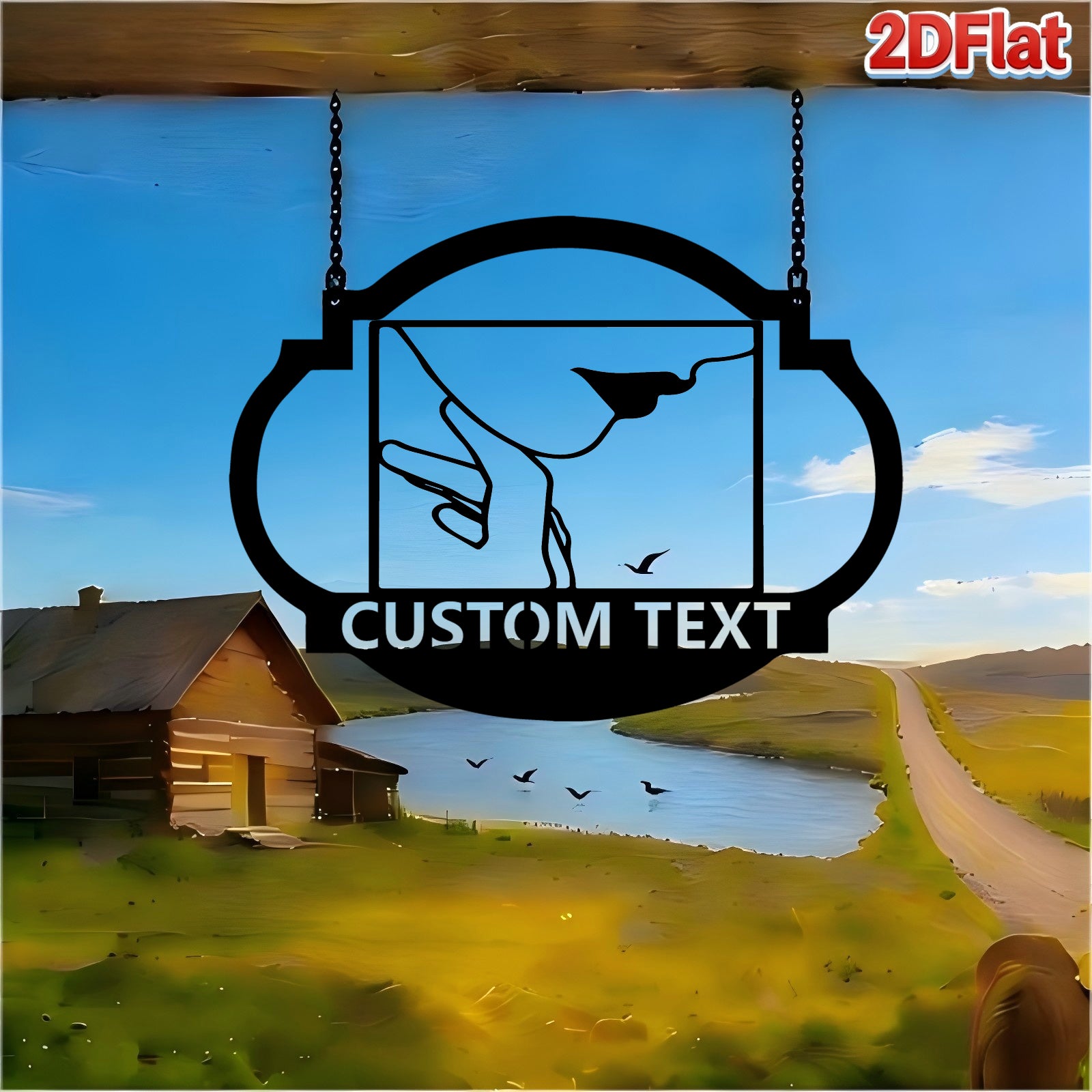 Custom Hand Gesture Metal Sign