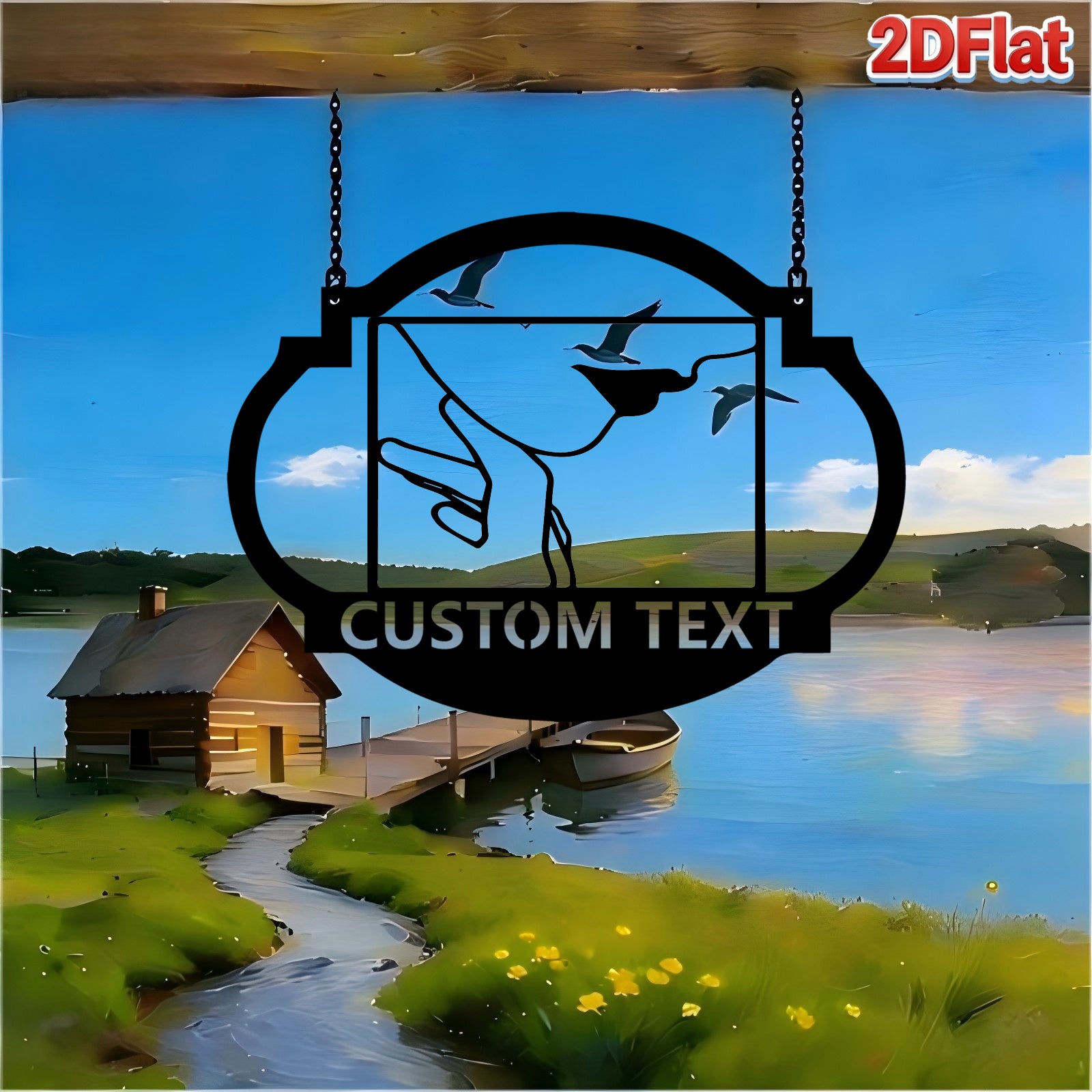 Custom Hand Gesture Metal Sign