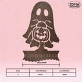 Custom Ghost Jack-o'-lantern Metal Wall Sculpture
